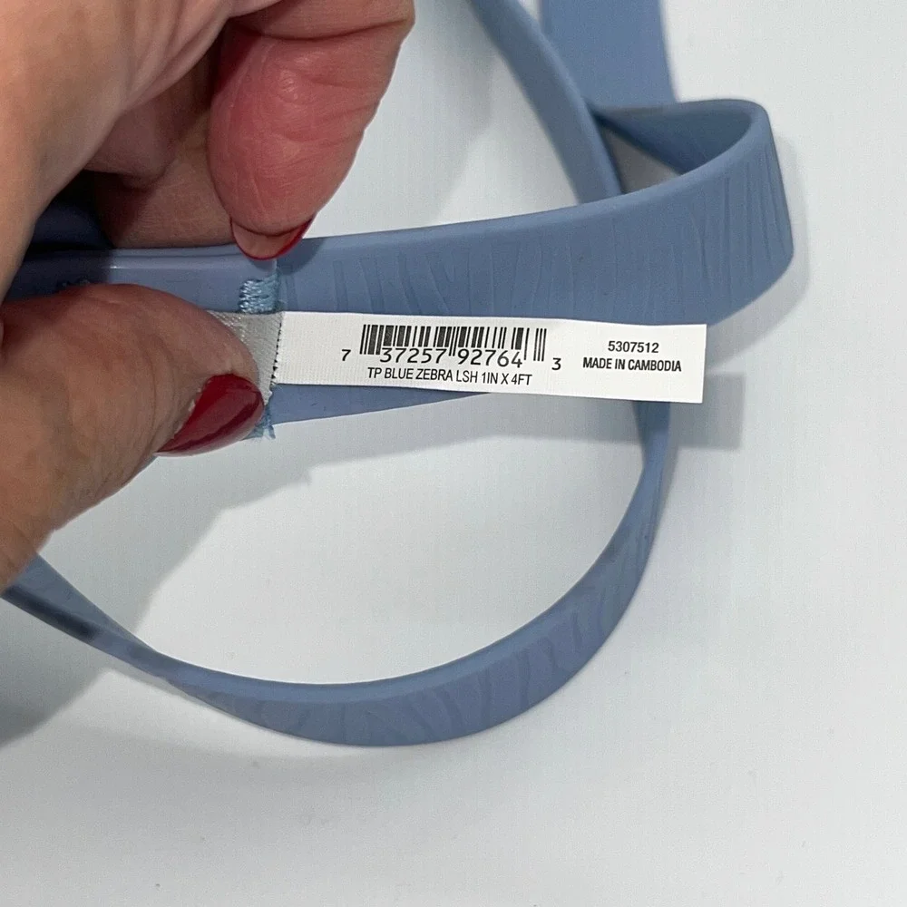 Top Paw Blue Coated Nylon Leash With Accessory Ring 4ft 121cm Dog‎ Pet